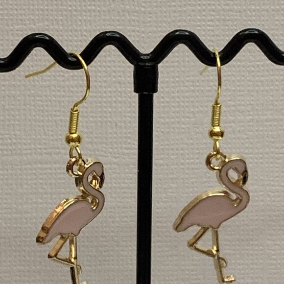 Flamingo Earring, Flamingo Jewelry, Florida Earrings, Gift Idea, Silly Animal - Picture 6 of 8